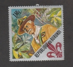 Stamps Burundi -  Baden Powell, fundador de los boy scouts