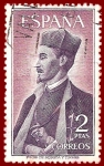 Stamps : Europe : Spain :  Edifil 1706 Daza de Valdés 2