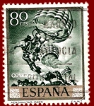 Stamps : Europe : Spain :  Edifil 1713 Aeronautas (Sert) 0,80