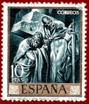 Stamps : Europe : Spain :  Edifil 1719 San Pedro y San Pablo (Sert) 10