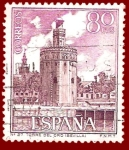 Stamps Spain -  Edifil 1730 Torre del Oro 0,80