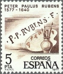 Sellos de Europa - Espa�a -  2465 - Centenarios - Pedro Pablo Rubens (1577-1640) y Centauros y Lapitas