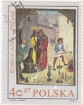 Stamps Poland -  PINTURA- VIEJA FUNDICIÓN