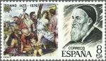 Sellos de Europa - Espa�a -  2467 - Centenarios - Tiziano Vecelio (1477-1576) y La bacanal