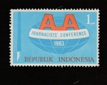 Stamps Indonesia -  Conferencia de periodistas