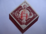 Stamps : Europe : Monaco :  Puente de la Torre de Londres (Viaje por el Mundo en 80 Días)-50 Aniv. Muerte de Jules Vernes.