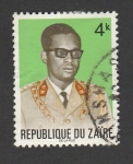 Stamps : Africa : Democratic_Republic_of_the_Congo :  Presidente Mobotu