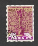 Stamps Liberia -  IX Campeonato mundial fútbol Méjico 1970 