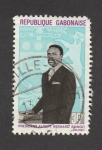 Stamps Africa - Gabon -  Presidente Albert Bernard