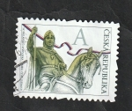 Stamps Czech Republic -  642 - Estatua ecuestre de San Wenceslas