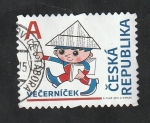 Stamps Czech Republic -  Vendedor de prensa