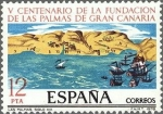 Stamps Spain -  2479 - V Centenario de la Fundación de Las Palmas de Gran Canaria - Las Palmas, siglo XVI
