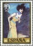 Stamps : Europe : Spain :  2484 - Pablo Ruiz Picasso - El final del número