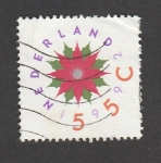 Stamps Netherlands -  Estrella roja y gris