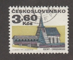 Stamps Czechoslovakia -  Iglesia en Chrudimsko