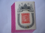 Stamps Canada -  Victoria,1862-1962-Sello (Vancouver) dentro de otro Sello-Centenario de la Incorporación de la ciuda