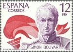 Stamps Spain -  2490 - América - España - Simón Bolívar (1783-1830)