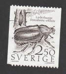 Sellos de Europa - Suecia -  Insecto Osmoderma eremita