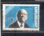 Sellos de America - Uruguay -  RESERVADO JOAQUIN luis alberto de herrera