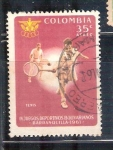 Stamps : America : Colombia :  RESERVADO tenis