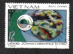 Stamps Vietnam -  20 años de exploración espacial, Sputnik