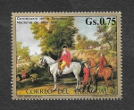 Stamps Paraguay -  1355 - Escena de Caza