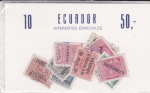 Stamps : America : Ecuador :  bolsa diferentes