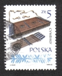 Stamps : Europe : Poland :  Instrumentos musicales polacos (1)