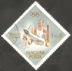 Stamps Hungary -  1655 - Olimpiadas de Tokyo, gimnasia