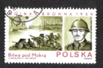 Sellos de Europa - Polonia -  Invasión de Polonia, batalla de Mokra, coronel Julian Filipowicz