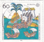 Stamps Germany -  EUROPA  CEPT-descubrimiento de América 