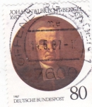 Stamps Germany -  RETRATO- JOHANN ALBRECHT BENGEL