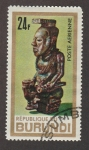 Stamps Burundi -  escultura africana