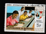 Stamps Burundi -  Año internacional de la Educación