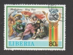 Stamps Liberia -  Rey Lear