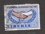 Stamps Liberia -  Año de cooperación internacional