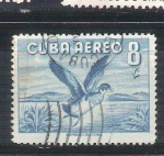 Sellos de America - Cuba -  RESERVADO ave