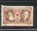 Stamps Colombia -  RESERVADO Cruz Roja