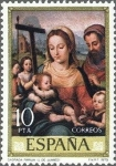 Stamps : Europe : Spain :  2538 - Día del Sello - Juan de Juanes (IV centenario de su muerte) - Sagrada Familia