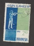 Stamps Indonesia -  IV Juegos Asiáticos