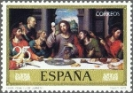 Stamps Spain -  2541 - Día del Sello - Juan de Juanes (IV centenario de su muerte) - Santa Cena