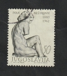 Stamps Yugoslavia -  950 - Escultura de  Ivan Mestrovic