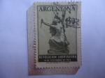 Stamps Argentina -  Revolución Libertadora.16 de Sep.de 1955 - Argentina Rompiendo Cadenas.