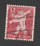 Stamps Germany -  llevando madera