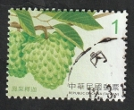 Stamps : Asia : Taiwan :  3753 - Fruta atemoya