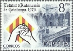 Stamps Spain -  2546 - Procalmación del Estatuto de Autonomía de Cataluña