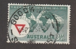 Sellos de Oceania - Australia -  Centenario de Y.M.C.A.