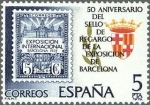 Stamps Spain -  2549 - 50 aniversario del sello de recargo de la Exposición de Barcelona