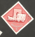 Sellos de Europa - Hungr�a -  1593 - Arco del Triunfo y diligencia postal