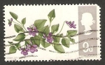 Stamps United Kingdom -  469 - Violetas